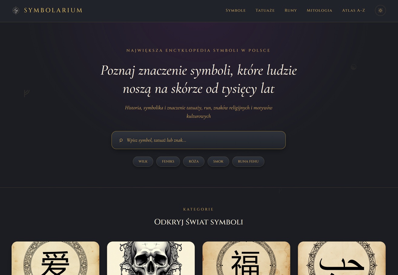 Symbolarium homepage — tattoo and symbol meaning encyclopedia
